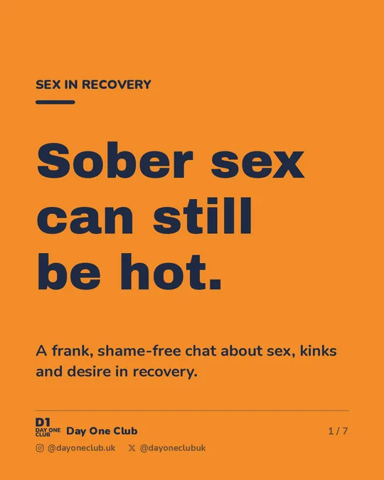 Day One Club post: Sober sex can still be hot