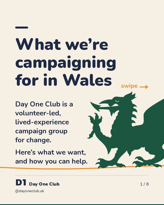 Day One Club post: What we're campaigning for in Wales